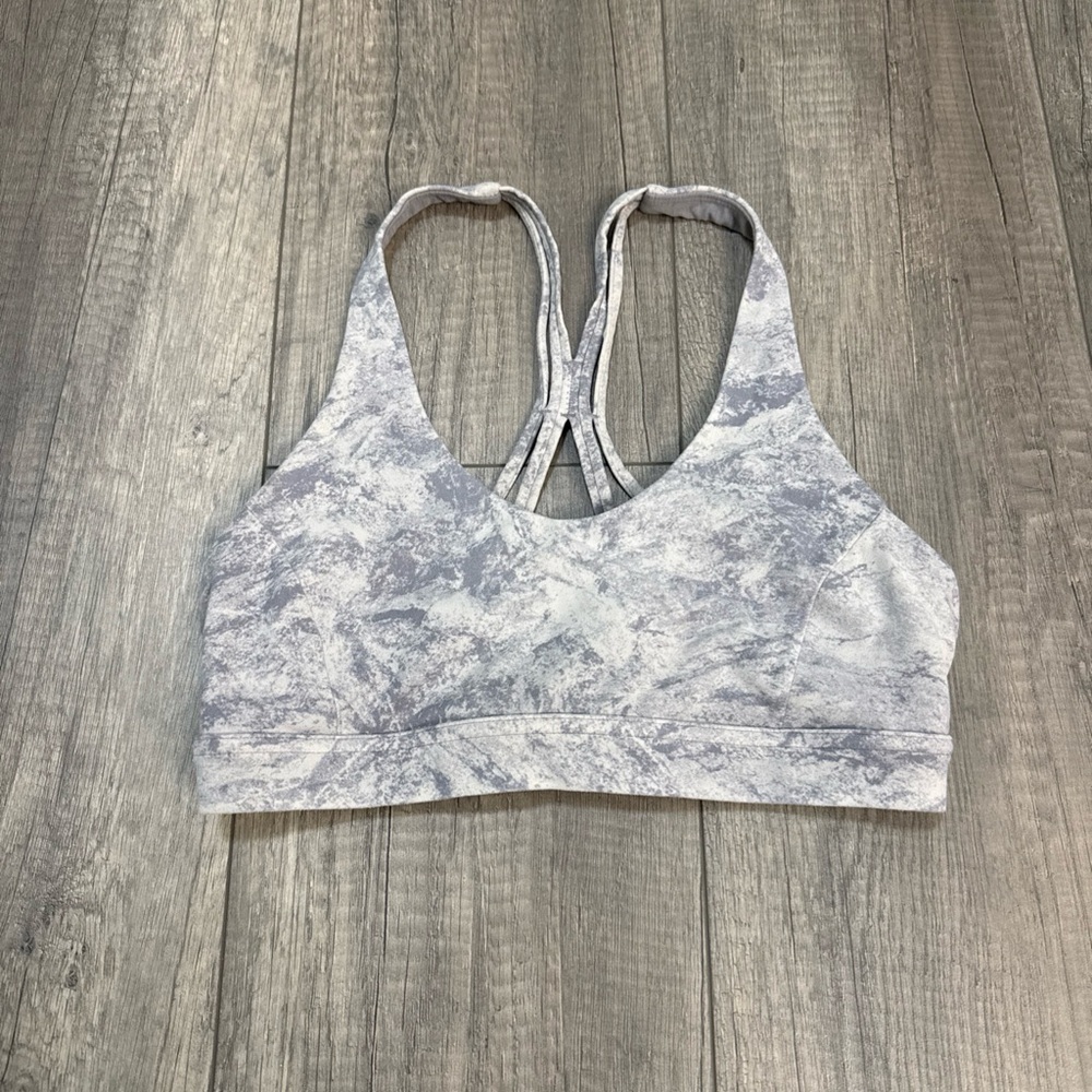 lululemon athletica Marble Gray Sports Bra